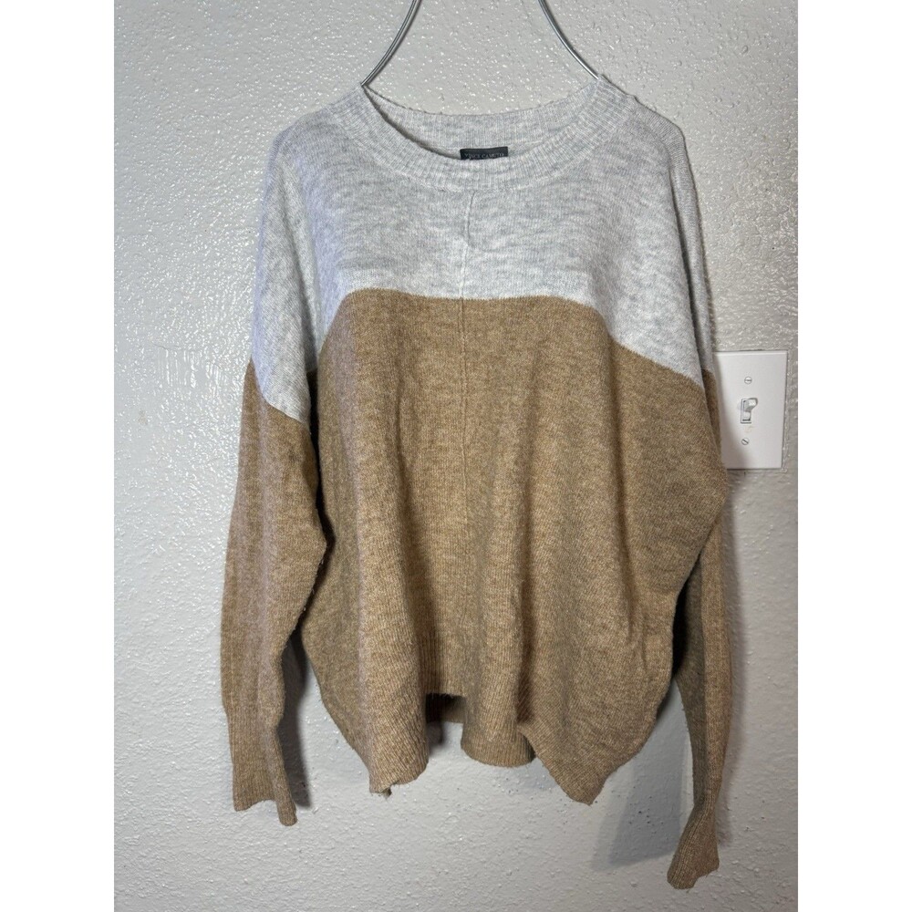 Vince Camuto Womens oversized Colorblock Cozy Sweater size M